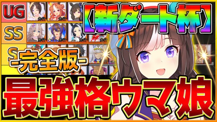 【完全版】最強格ウマ娘『ダート杯』Tierランキング！完成形の育成例とサポカ編成,スキル構成,勝ちレース展開まで分かりやすく解説！逃げ先行差し/最新版/中京1800ｍ【8月チャンピオンズミーティング】