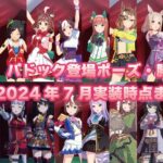 【ウマ娘】歴代登場キャラパドック・勝負服集まとめ【2024年7月版】