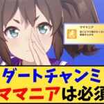 【ウマ娘】「ダートチャンミ、ウママニアは必須？」に対する反応【反応集】