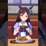 【ウマ娘】メジロドーベル【ウマさんぽ】ケンタッキーコラボ　お食事