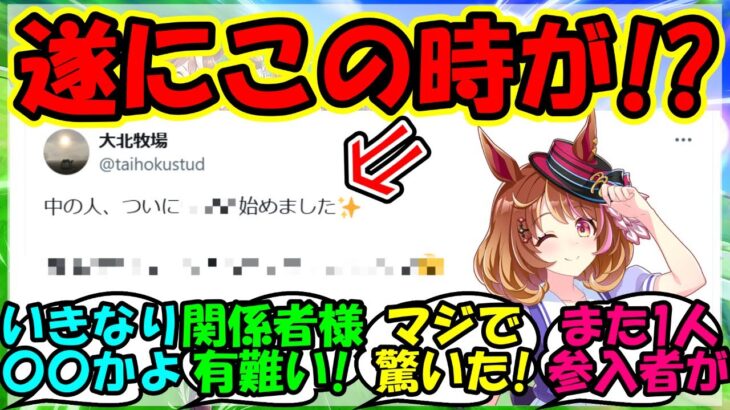 【ウマ娘 反応集】『ノースフライトの大北牧場さんが遂に大きな決断にSNSで大反響！』に対するみんなの反応集 ウマ娘 まとめ 速報 競馬 【ウマ娘プリティーダービー】【かえで】