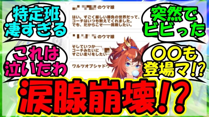 【ウマ娘 反応集】『バブルガムフェローシナリオにまさかのあの競走馬登場にSNSで大反響！』に対するみんなの反応集 ウマ娘 まとめ 速報 新ガチャ 【ウマ娘プリティーダービー】