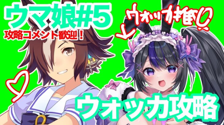 【 #ウマ娘 #5】初心者、ウオッカ育成🌟攻略、史実コメントOK◎【 #新人vtuber 】