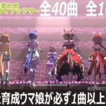 【ウマ娘】106キャラ全員が歌う～2024総まとめライブシアター～全40曲収録～各キャラが歌唱パートを必ず1曲以上歌います！