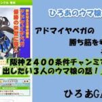 ウマ娘（アドマイヤベガの）攻略の考察その４０「阪神２４００条件チャンミに出す３人のウマ娘の話！！」