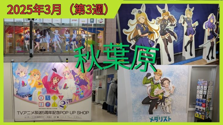 【アキバ巡り】アトレ×ウマ娘コラボや765 MILLION ALLSTARS SHOPが始まる秋葉原【2025/3月/第3週】