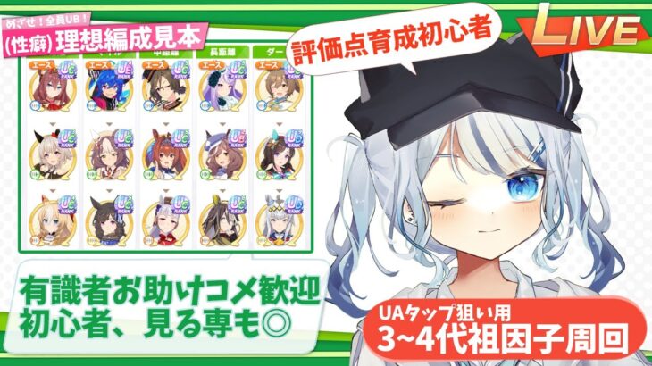 【ウマ娘】因子周回と競技場育成の交互浴、そんな土曜の夕方。  有識者/初心者歓迎 【心無到夏/TokaUranaki】