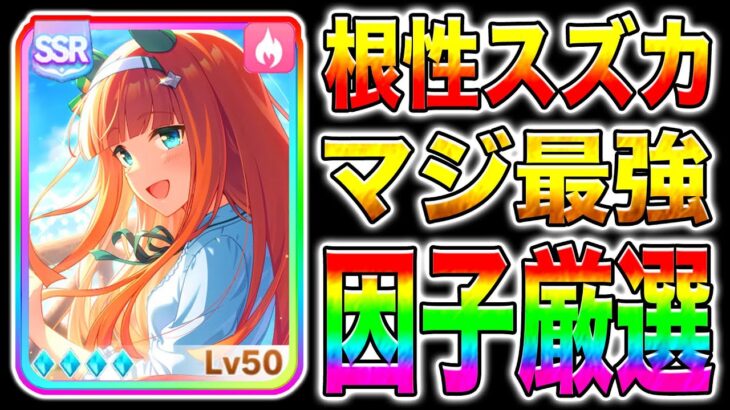 【ウマ娘】因子周回で根性スズカのスキル構成がヤバすぎる!!6月チャンミや5月ダートLoHでも大活躍!!【ウマ娘プリティダービー リーグオブヒーローズ チャンピオンズミーティング 新シナリオ】
