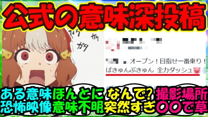 【ウマ娘 反応集】『シンデレラグレイ公開であの公式さんの衝撃的な投稿がSNSで話題に！』に対するみんなの反応集 ウマ娘まとめ【ウマ娘プリティーダービー】