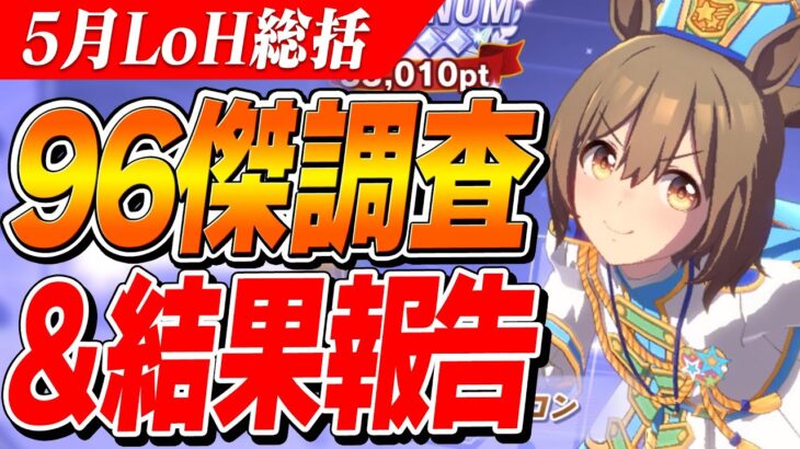 【ウマ娘】2、3番手の選択で命運が別れた5月LoH『帝王賞』環境96傑調査＆結果報告
