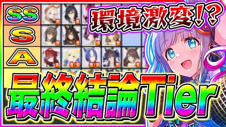 【ウマ娘】クロノジェネシス実装後オークス6月チャンミ最終結論Tier解説!!おすすめチーム編成＋脚質ごとの勝ちパターンまで紹介【ウマ娘プリティダービー チャンピオンズミーティング】