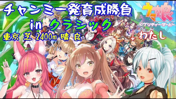 【ウマ娘　プリティーダービー】チャンミ  クラシック一発育成勝負！【VTuber】