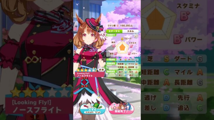 ウマ娘　育成結果。4回目