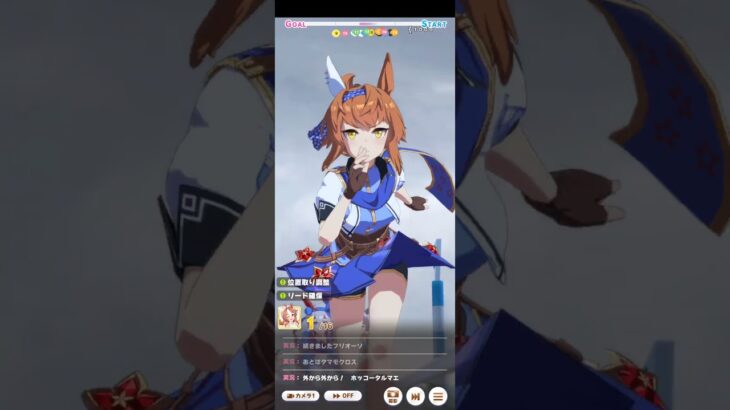 【ウマ娘（育成のレース）】URAファイナルズ決勝でコパノリッキーが１着（１位） #ウマ娘