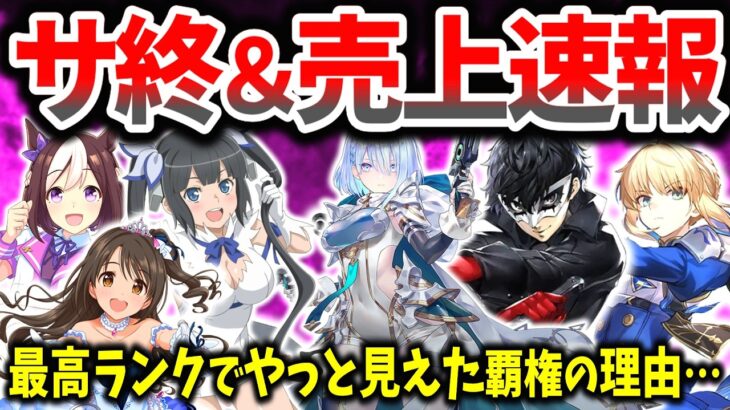 あの覇権ゲーも…地球滅亡級サ終ラッシュ、シャドバ・P5X初動売上と未来他 スマホゲーム売上速報・ニュース 2025年6月編【ソシャゲ・アプリゲーム】【サービス終了】【シャドバWB】【P5X】【ウマ娘】