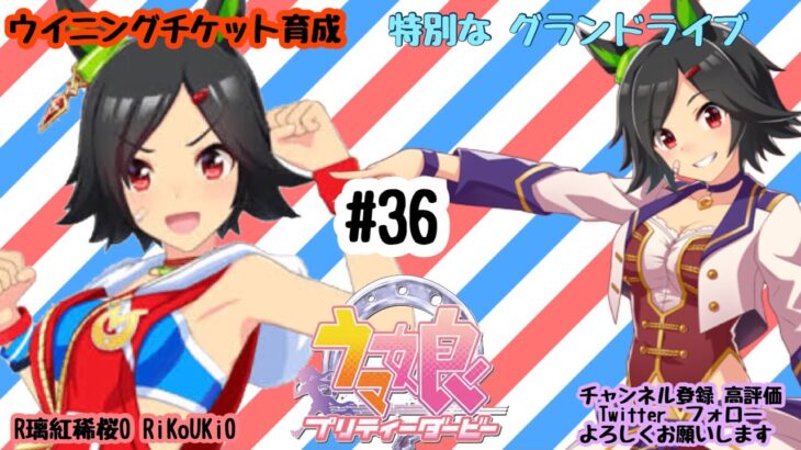 8/8 ウマ娘 ウイニングチケット育成#36 特別な グランドライブ