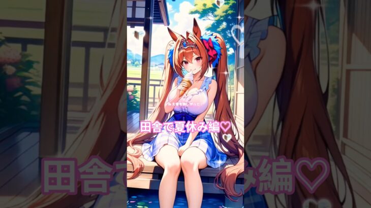 【ウマ娘】田舎で夏休み総集編！どの可愛い推しキャラと過ごす？#shorts