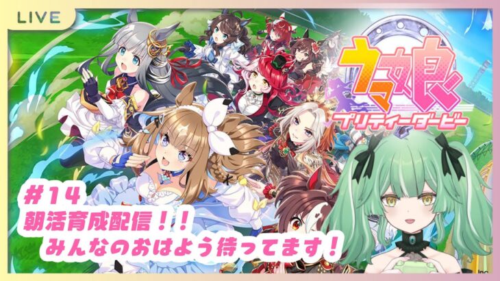 【 ウマ娘プリティーダービー 】#14  朝活育成配信！おはようおまちしてます～