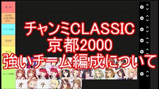 チャンミCLASSIC京都2000強いチーム編成