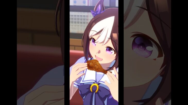 #Umamusume【ウマ娘KFCコラボ】✨スペシャルウィーク✨ネットオーダー→持ち帰り→お食事！#今日ケンタッキーにしない？ #ウマ娘と今日ケンタッキーにしない？ #shorts #ケンタッキー