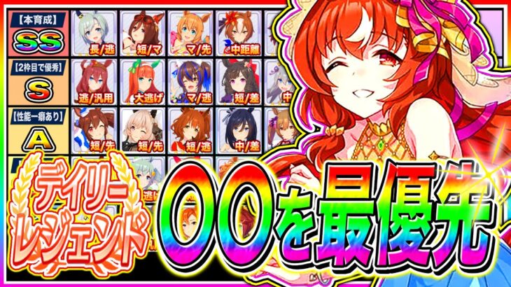 “最新版”4.5周年デイリーレジェンドで優先すべきウマ娘を徹底解説!!チャンミやLoHで大活躍!!【アドマイヤグルーヴ スティルインラブ ステイゴールド】