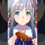 【ウマ娘】クロノジェネシス【ウマさんぽ】ケンタッキーコラボ 食事