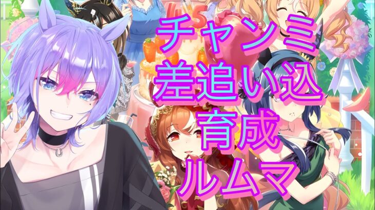 【ウマ娘/チャンミ】チャンミ育成&ルムマ！今回差し追い込みで行くぜ【＃男性VTuber】#ウマ娘プリティーダービー#初心者歓迎