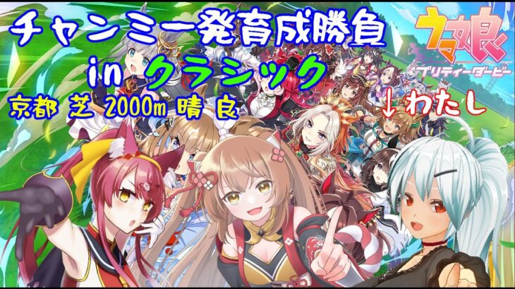 【ウマ娘　プリティーダービー】チャンミ  クラシック一発育成勝負！【VTuber】