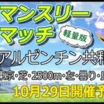 【ウマ娘/ルムマ】チャンミ終わったらコッチ！ライトな大会募集中だよ！10/29やるよ！　　#vtuber   #個人vtuber　#umamusume