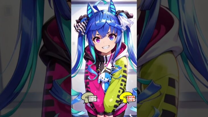ツインターボ：ピタ止め #ウマ娘 #元気キャラ #レースクイーン
