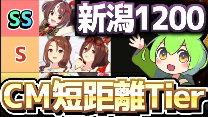 【チャンミ攻略】新潟1200ｍウマ娘Tier！勝てる編成や重要ポイントも解説！【ウマ娘×ずんだもん】
