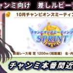 【10月チャンミ】短距離チャンミ本育成　差しルビー編#2【ウマ娘/Umamusume】　日本語/EN/中文