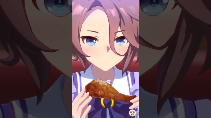 ウマ娘 KFCコラボ ナリタタイシン 店内食事