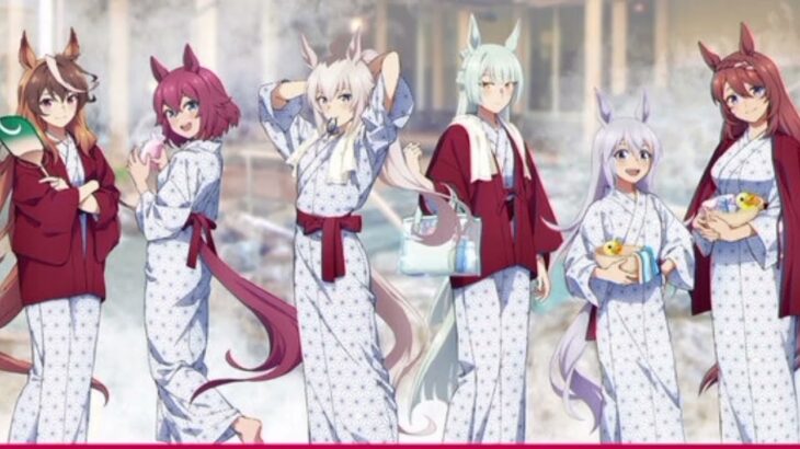 ♨️ウマ娘たちが“極楽湯”に集結!? 湯けむりの中のオグリキャップが話題に🔥