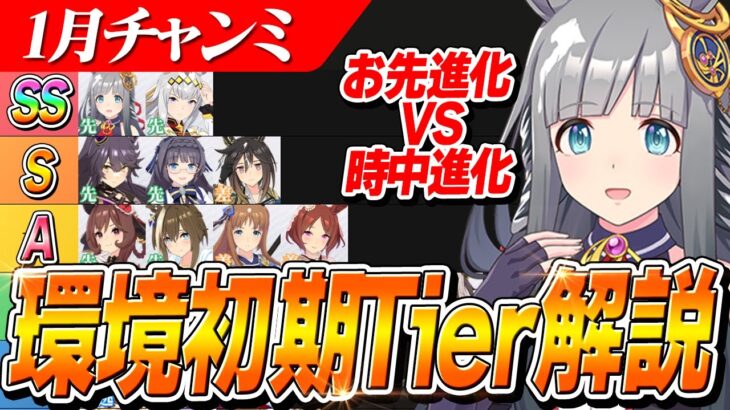 【ウマ娘】話題のシナリオ進化選択、お先に失礼と時中の妙はどっち進化のほうが強い？　1月LONGチャンミ『有馬記念』環境初期Tierと強いスキルの解説