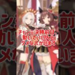 【ウマ娘】チャンミ決勝前日の過ごし方