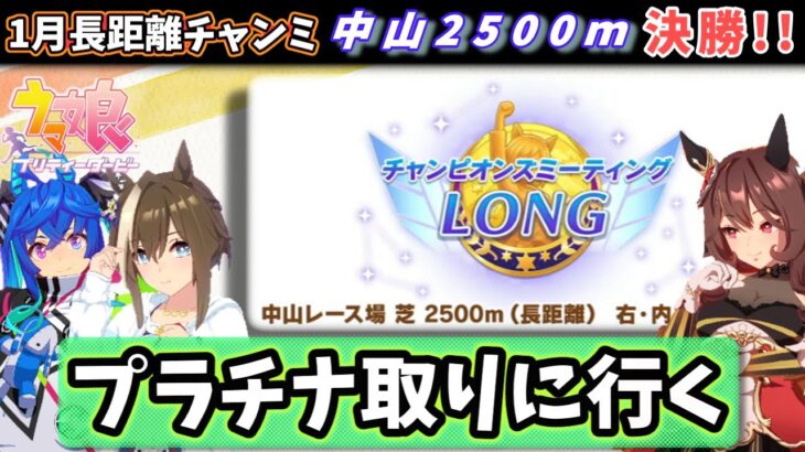 【1月チャンミ決勝】中山2500ｍチャンミ決勝を走る！プラチナください！【ウマ娘/Umamusume】