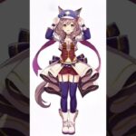 疾走の煌めき！ウマ娘の躍動感溢れるポーズ🐎 #ウマ娘 #競走馬キャラ